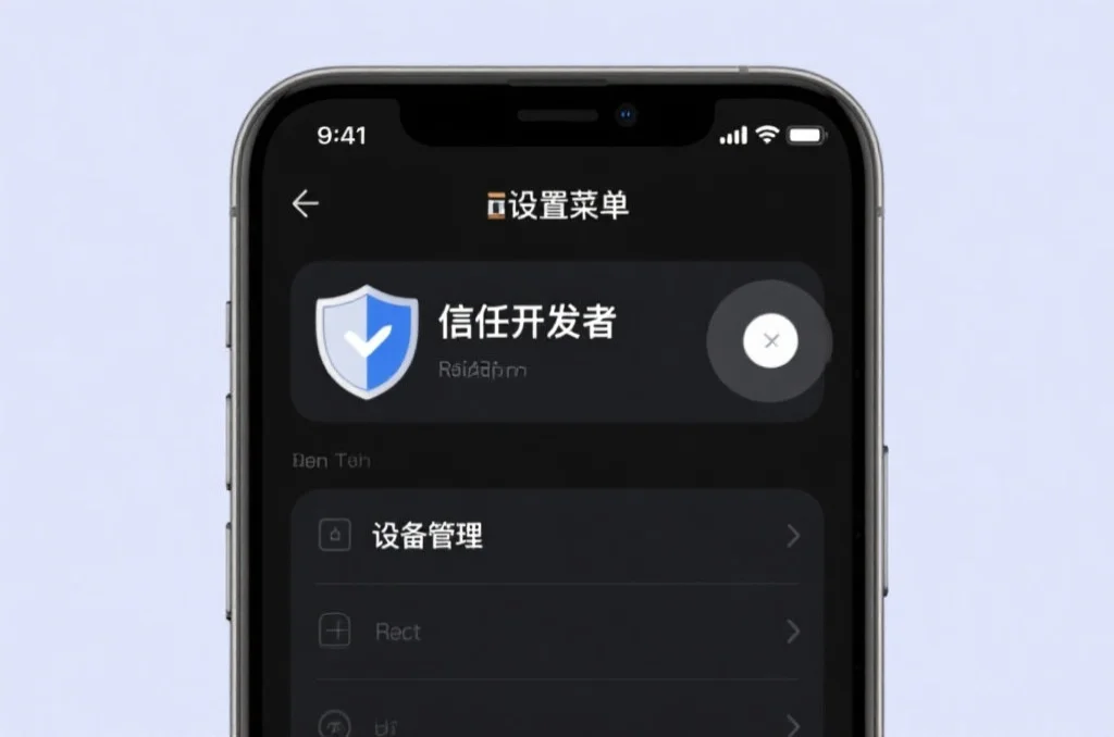 iOS设备信任开发者设置